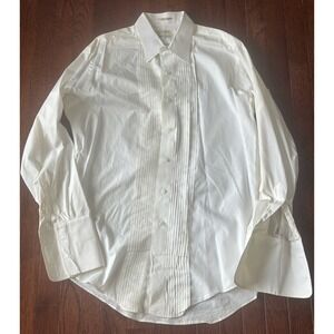 Gitman Bros Shirt 16-34 Vintage Tuxedo Dress Shirt USA